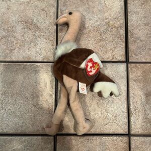 🐻 Ty Beanie Babies Stretch the Ostrich